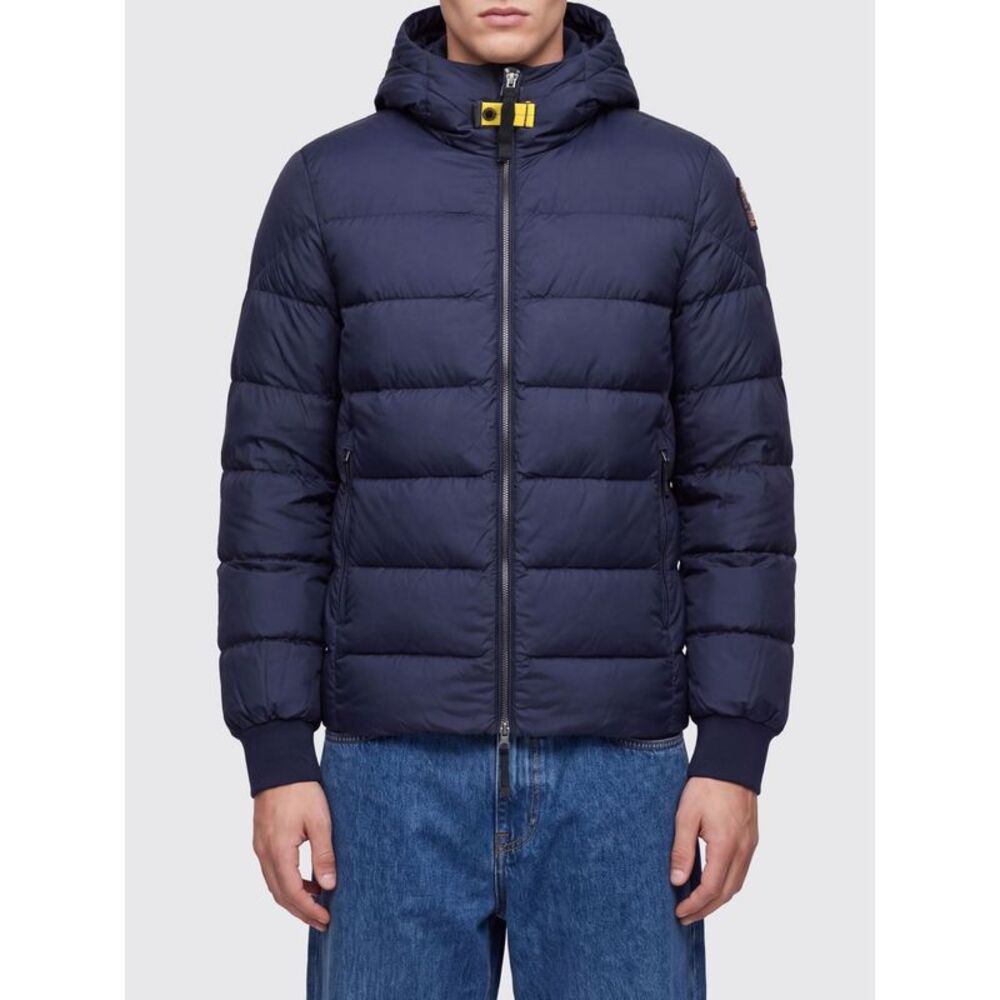Parajumpers Short Quilted Nylon Down Jacket With Hood And Zip Closure